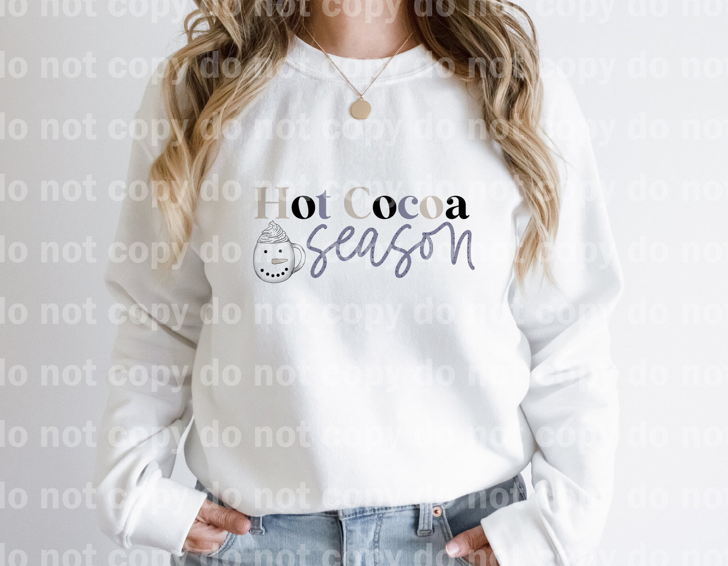 Hot Cocoa Season Purple And Taupe Dream Print or Sublimation Print