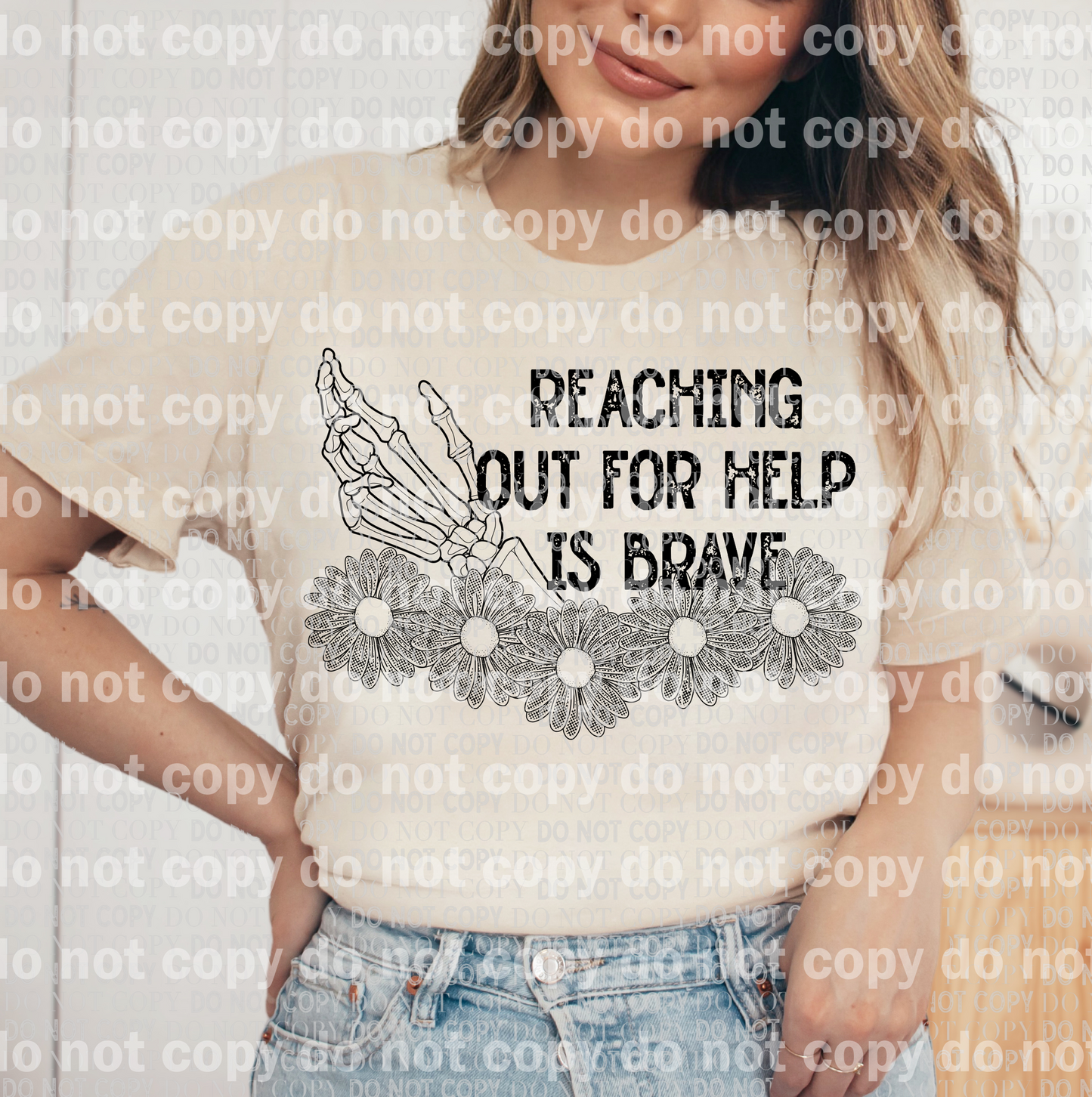 Reaching Out For Help Is Brave Full Color/One Color Dream Print or Sublimation Print