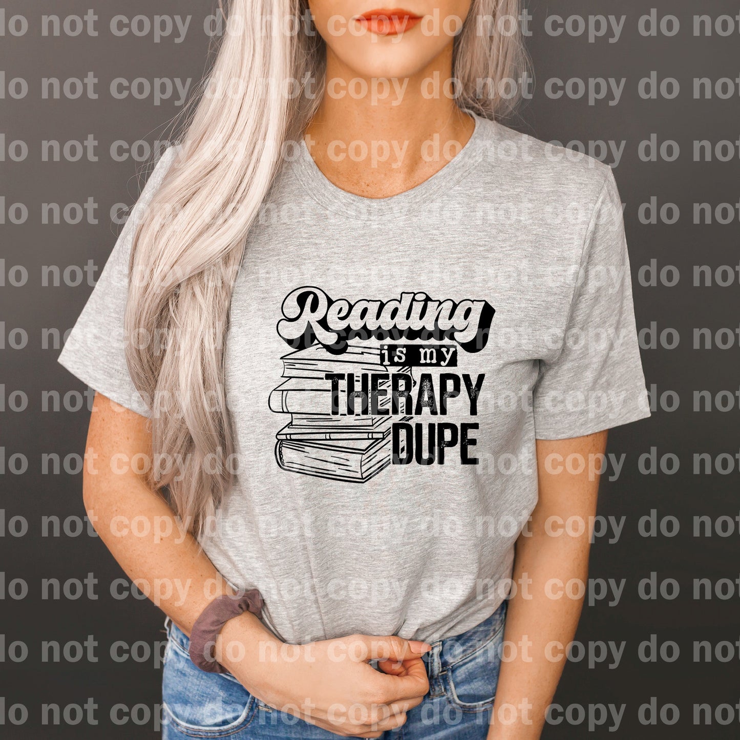 Reading Is My Therapy Dupe Dream Print or Sublimation Print