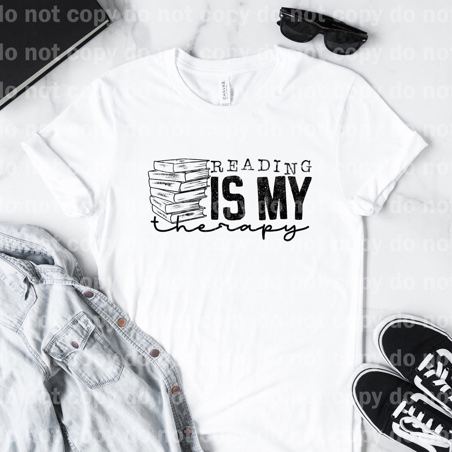 Reading Is My Therapy Dream Print or Sublimation Print