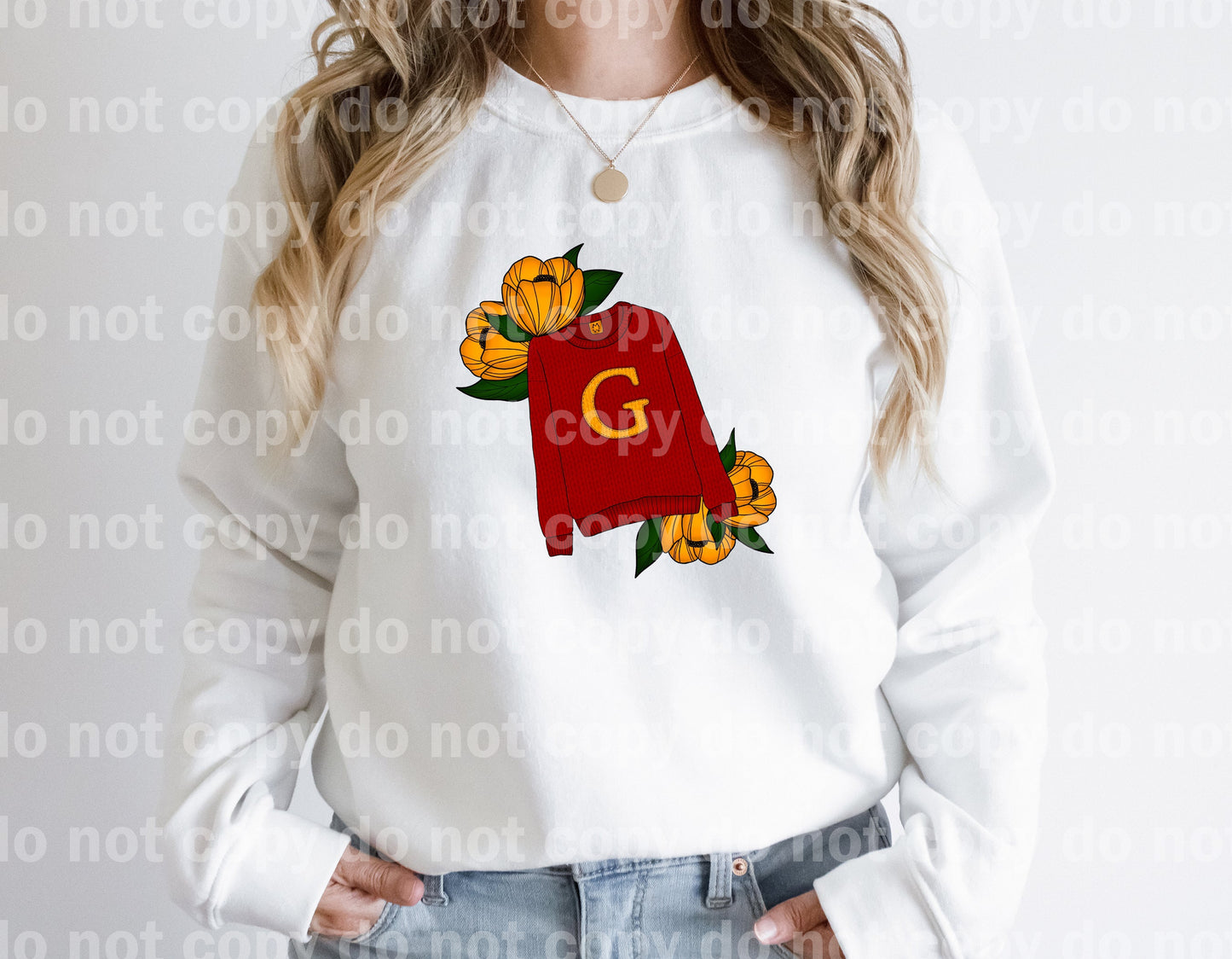 Red G Sweater Dream Print or Sublimation Print