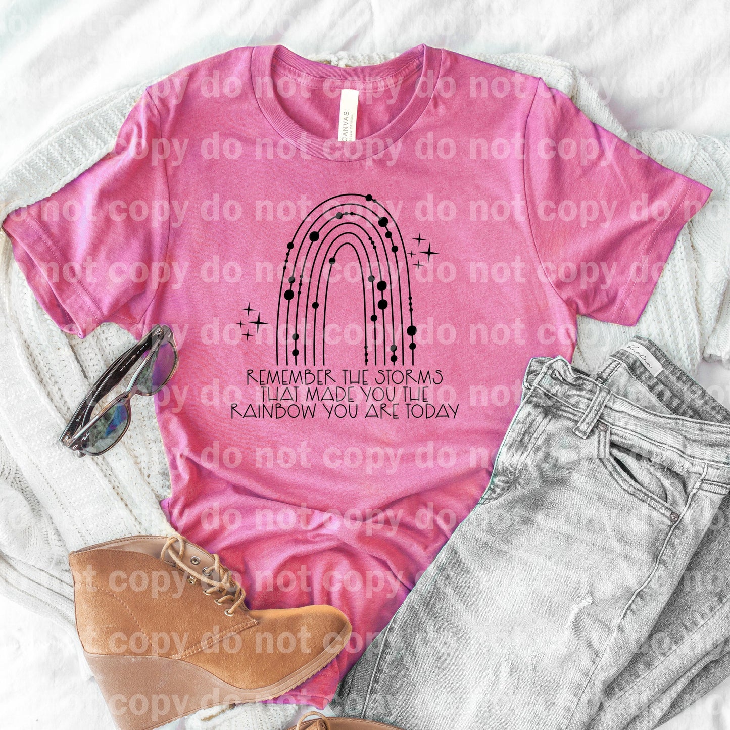 Remember The Storms That Made You The Rainbow You Are Today Dream Print or Sublimation Print