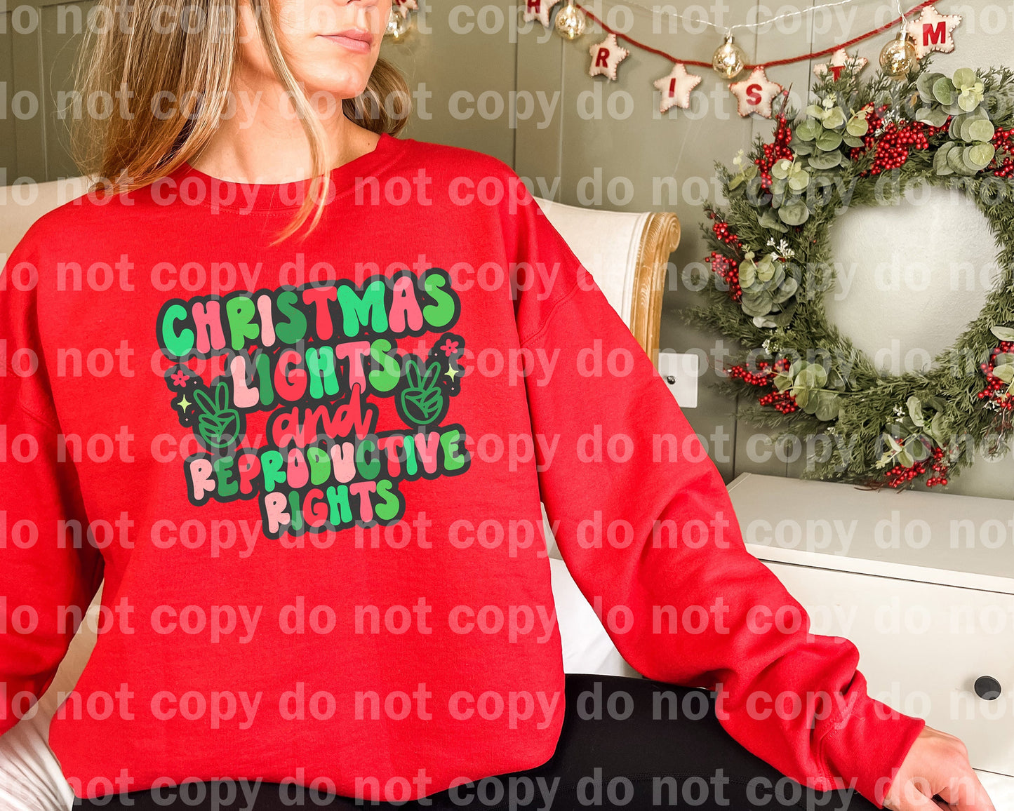 Christmas Lights And Reproductive Lights Full Color/One Color Dream Print or Sublimation Print