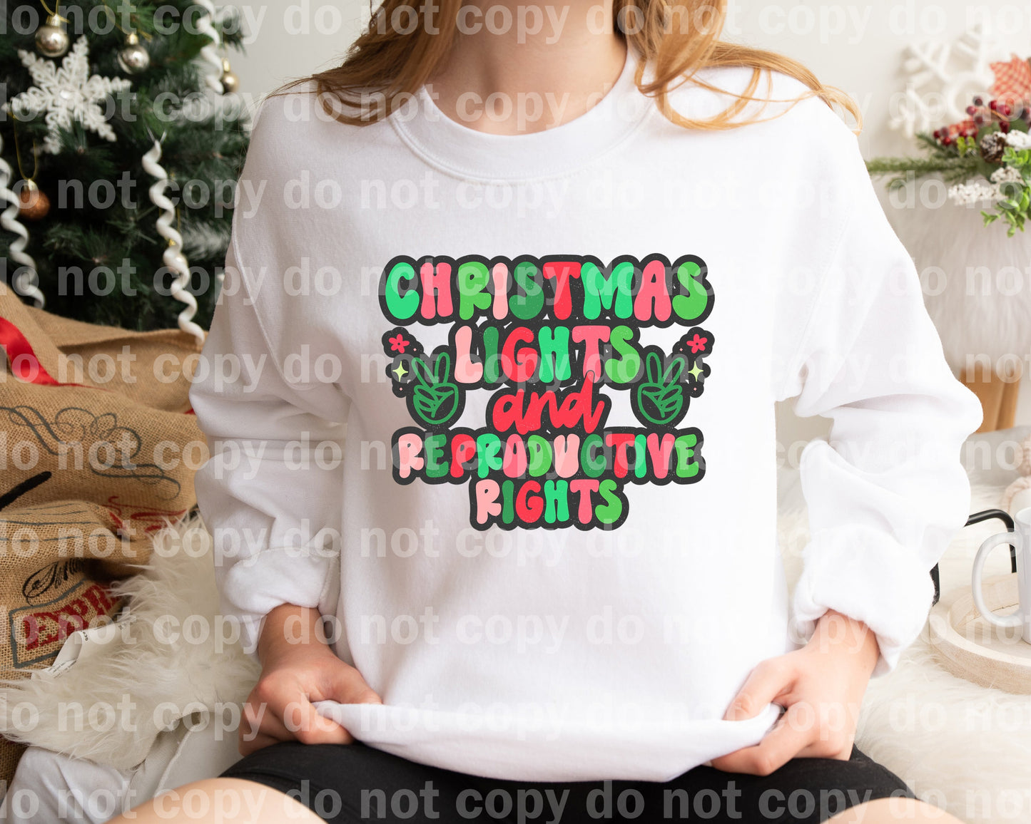 Christmas Lights And Reproductive Lights Full Color/One Color Dream Print or Sublimation Print