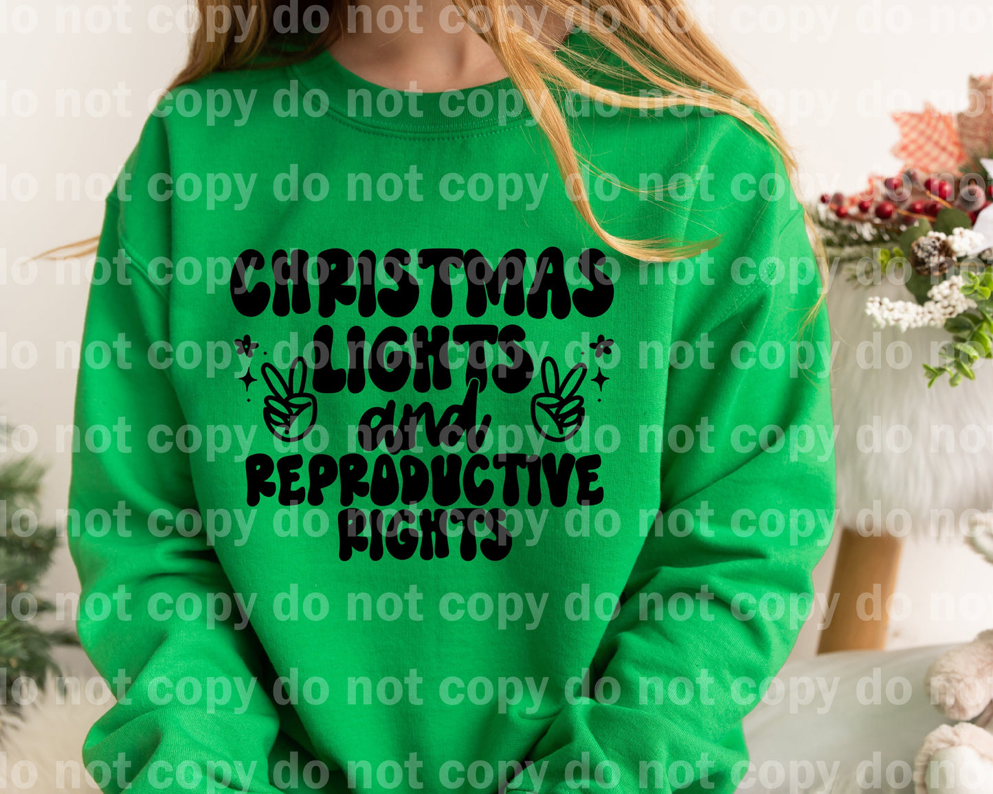 Christmas Lights And Reproductive Lights Full Color/One Color Dream Print or Sublimation Print