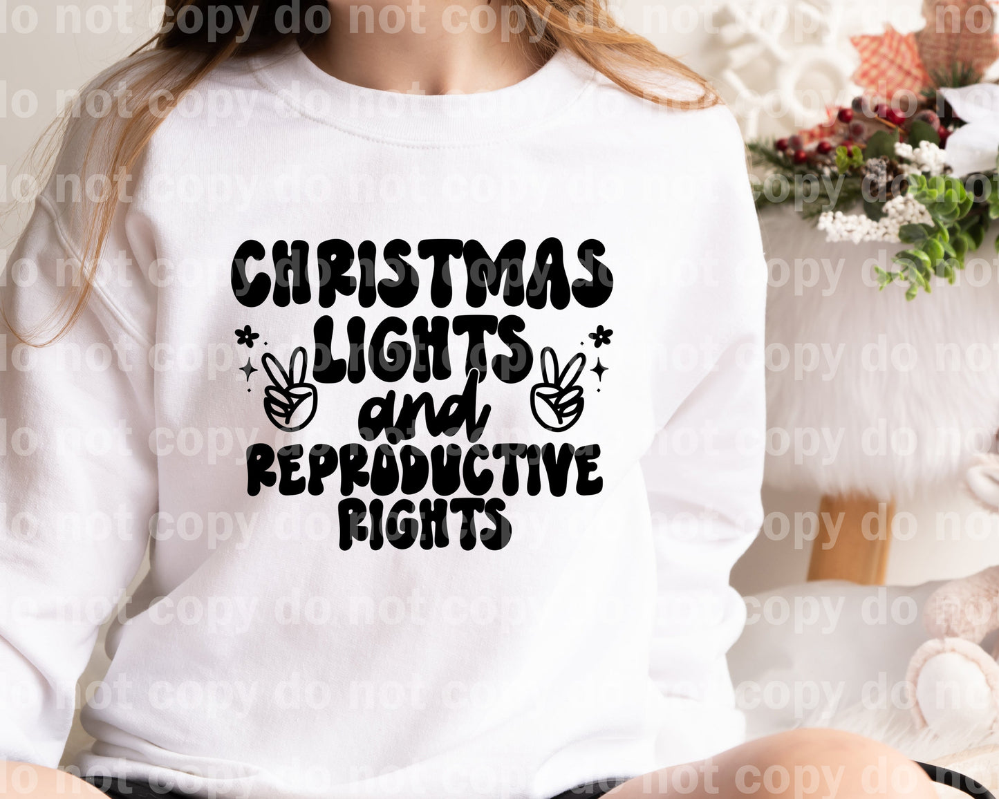 Christmas Lights And Reproductive Lights Full Color/One Color Dream Print or Sublimation Print