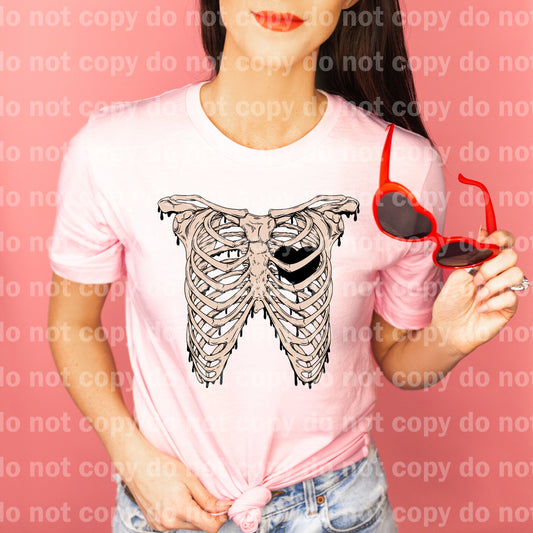 Ribcage Heart Beige/Pink Dream Print or Sublimation Print