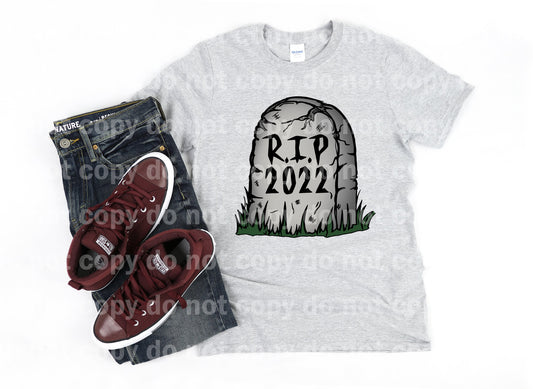 RIP 2022 Full Color/One Color Dream Print or Sublimation Print