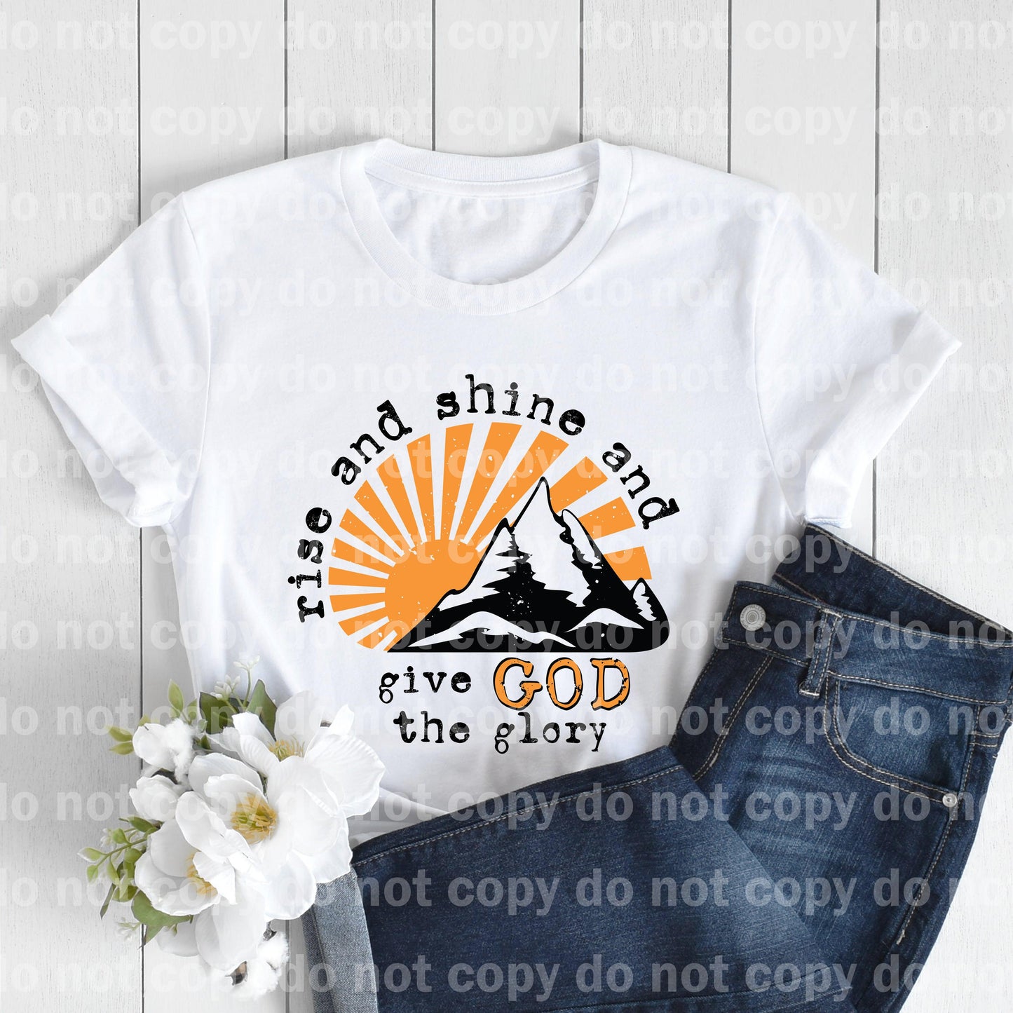 Rise And Shine And Give God The Glory Dream Print or Sublimation Print