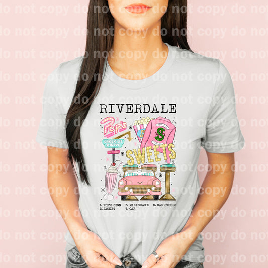 Chart Pop's Sign Jacket Milkshake Car Bar Stools Dream Print or Sublimation Print