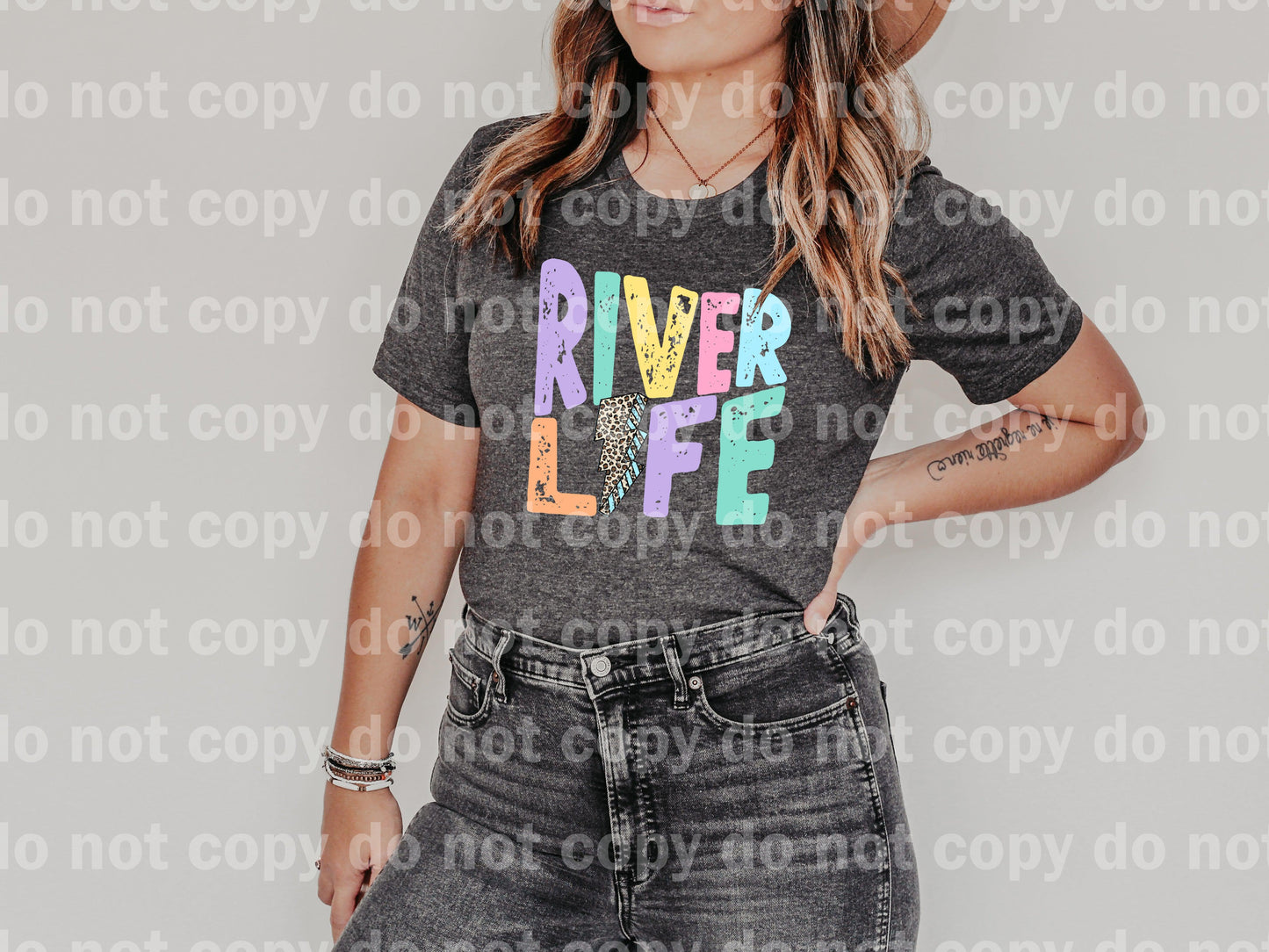 River Life Lightning Bolt Pastels Dream Print or Sublimation Print