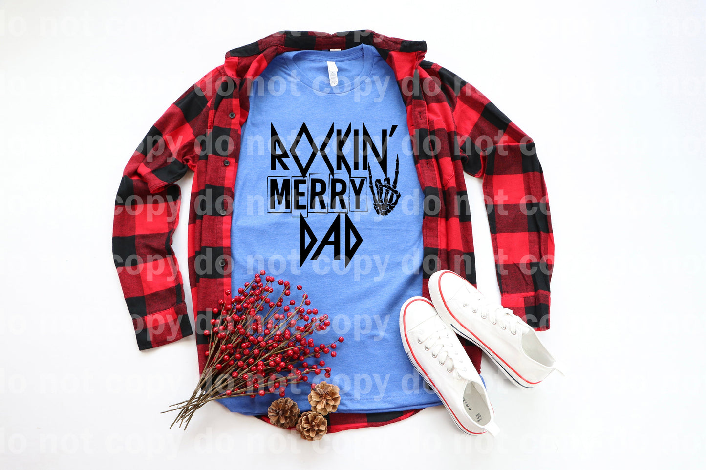 Rockin' Merry Dad Dream Print or Sublimation Print