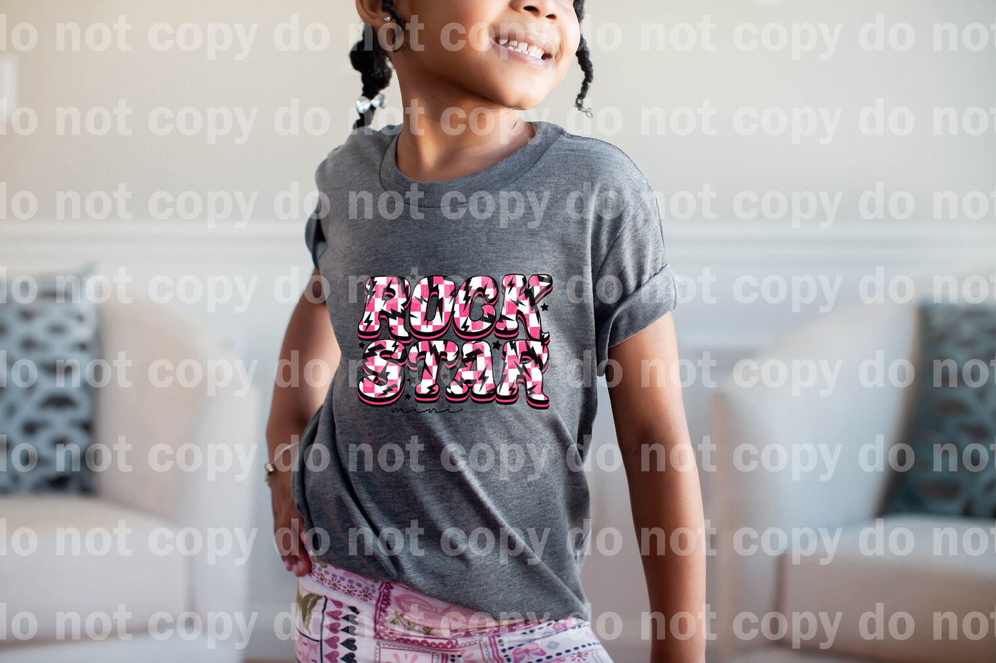 Rockstar Mini Blue/Pink Dream Print or Sublimation Print