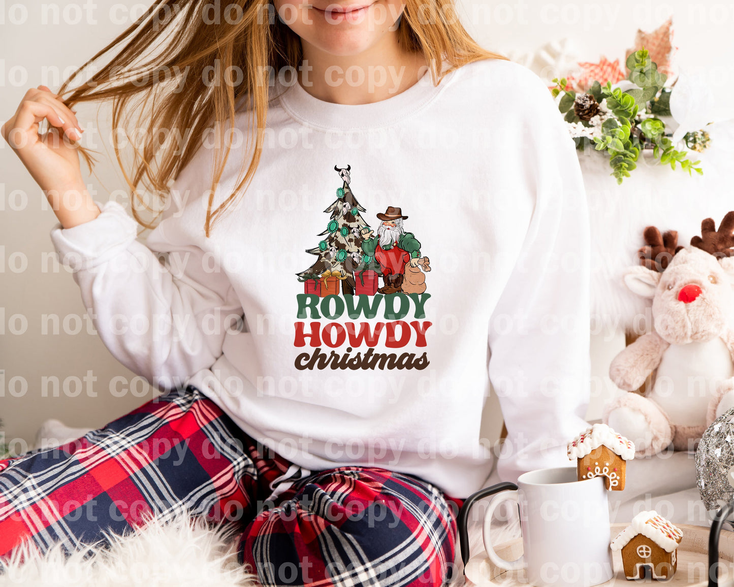 Rowdy Howdy Christmas Dream Print or Sublimation Print