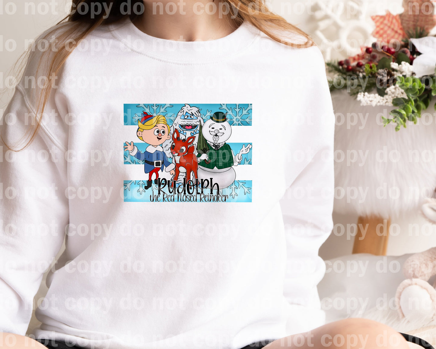 Rudolph The Red Nosed Reindeer Dream Print or Sublimation Print