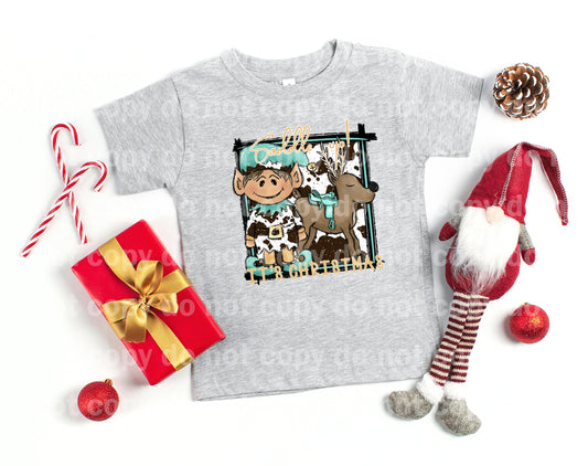 Saddle Up It's Christmas Boy Dream Print or Sublimation Print