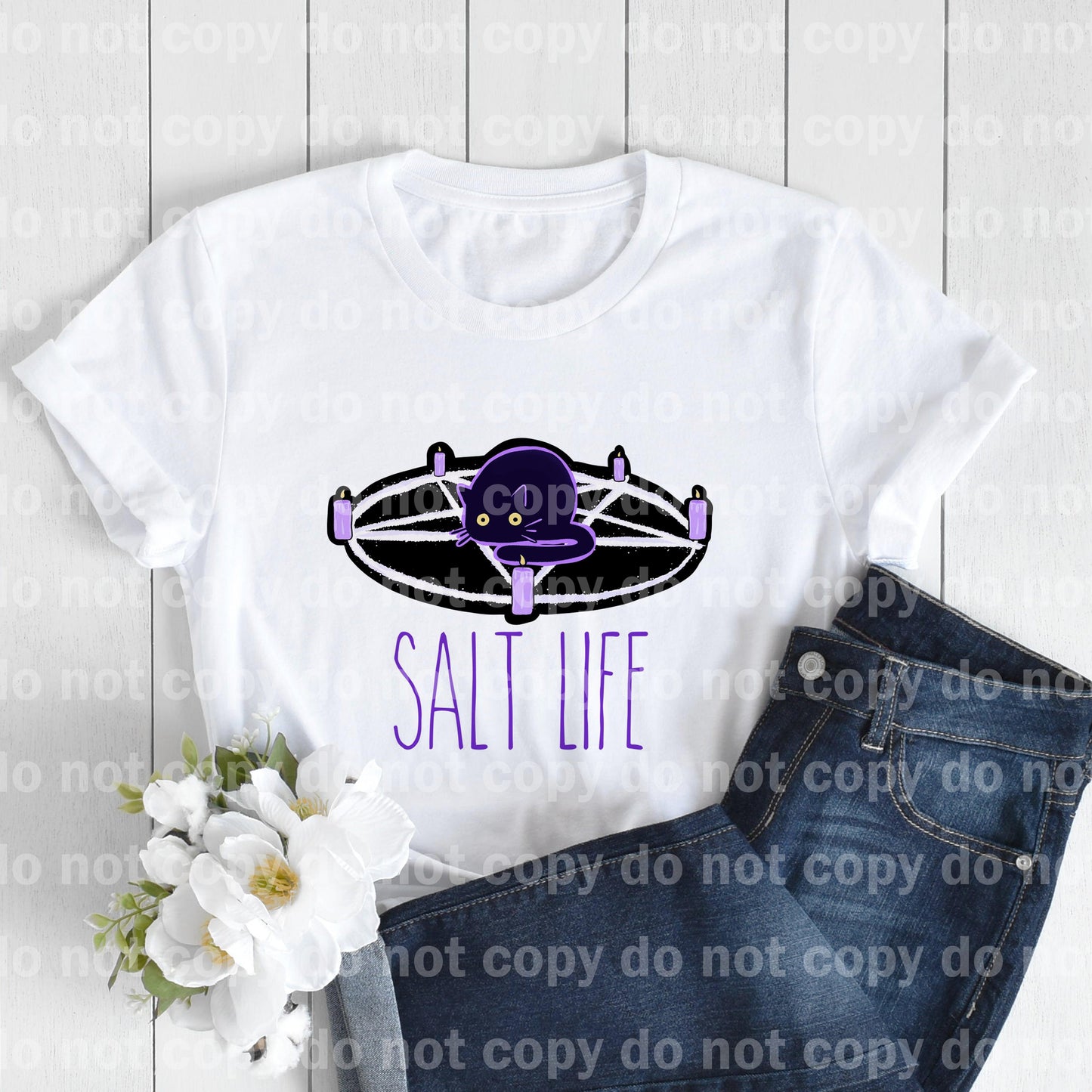 Salt Life Black Cat Dream Print or Sublimation Print