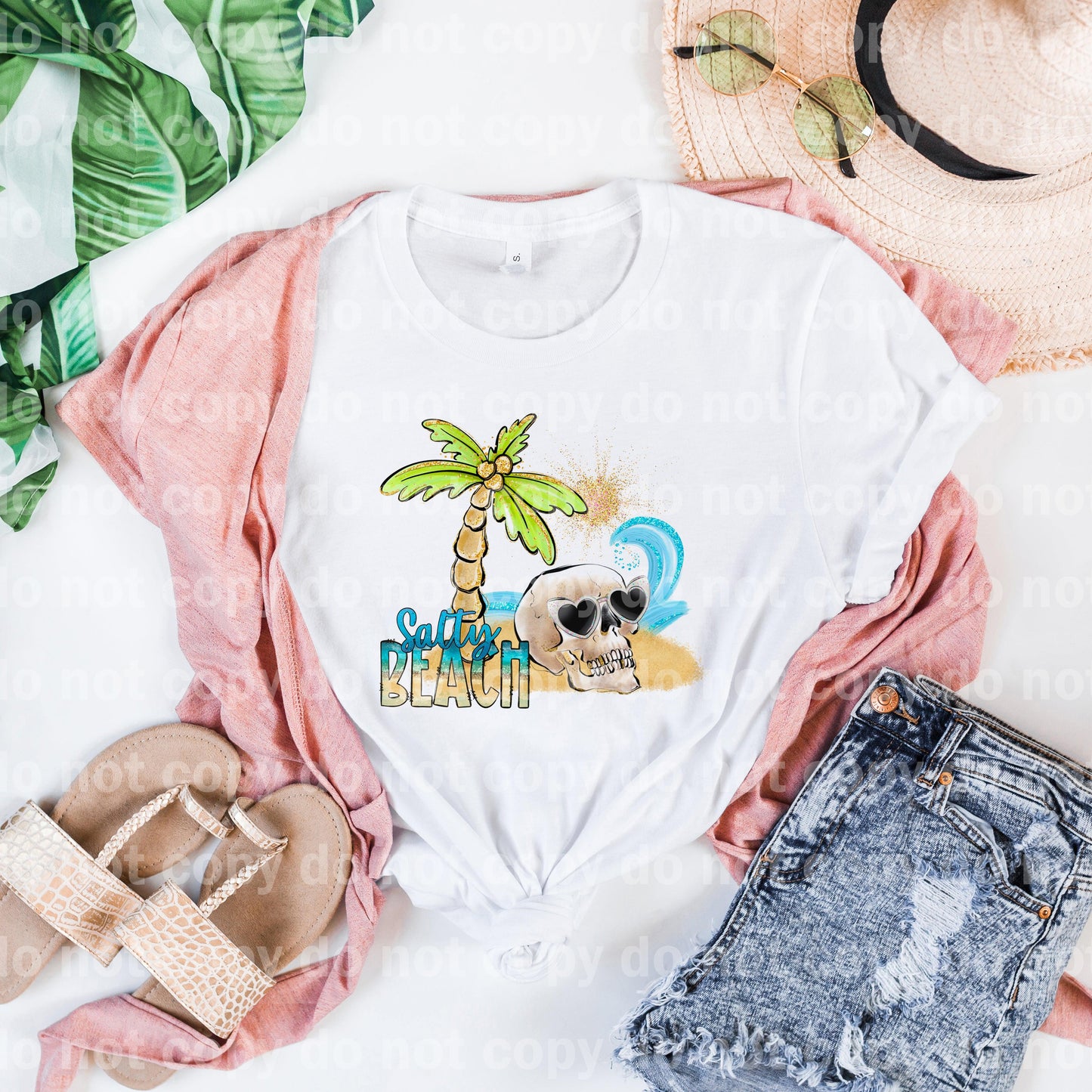 Salty Beach Skull Dream Print or Sublimation Print