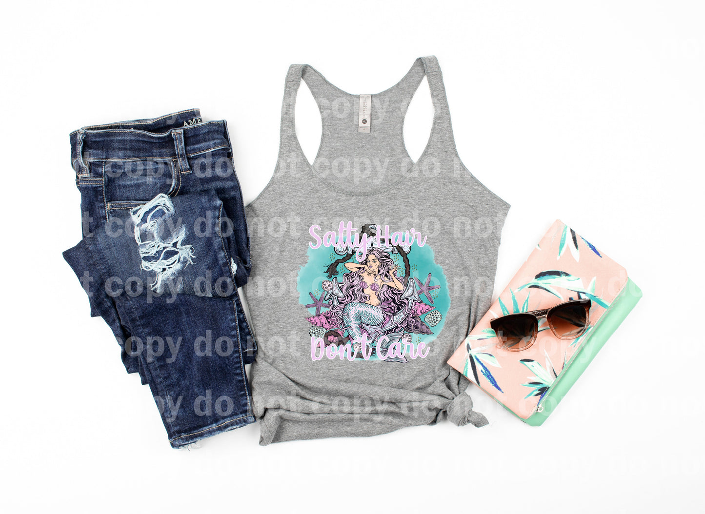 Salty Hair Don't Care Dream Print or Sublimation Print