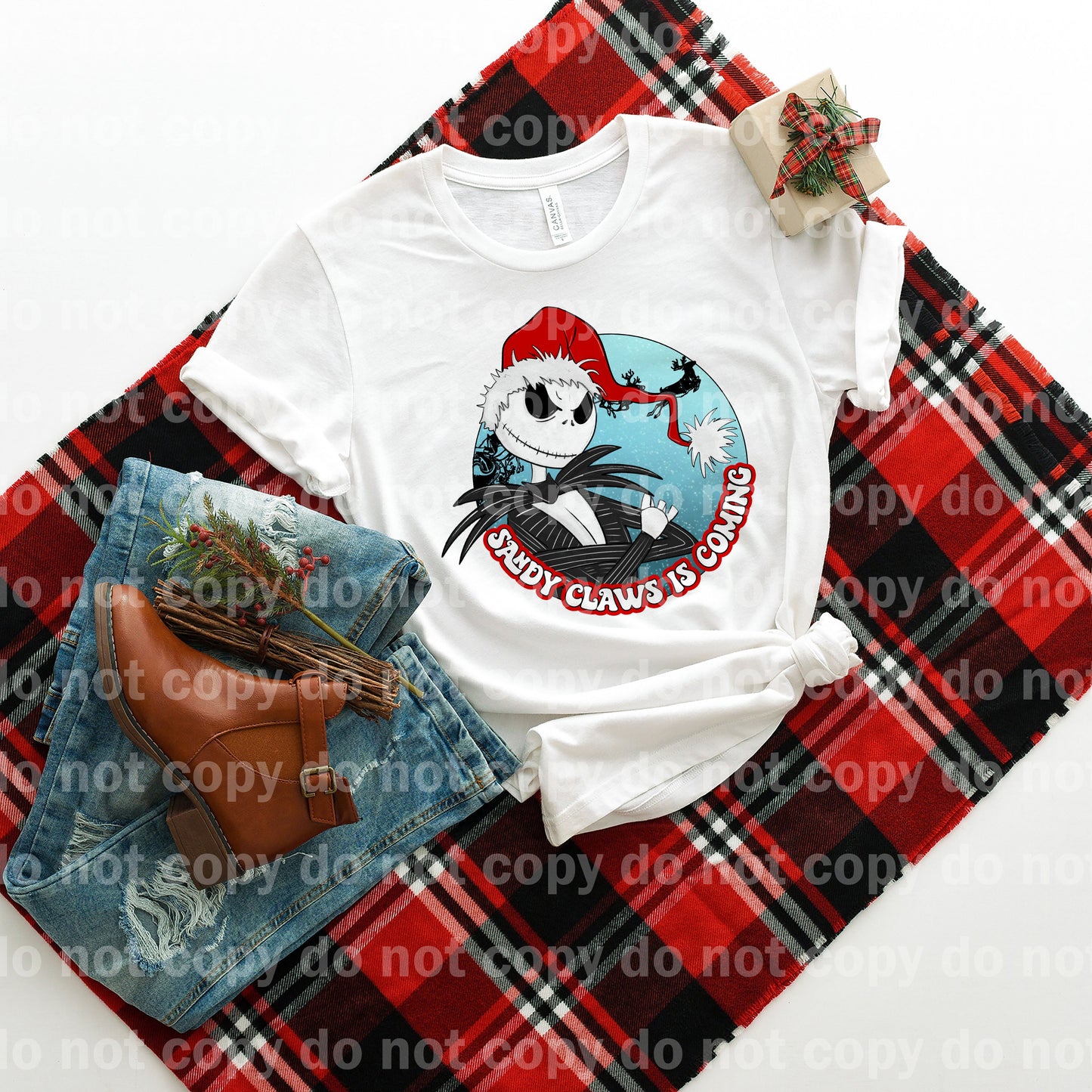 Sandy Claws Is Coming Dream Print or Sublimation Print