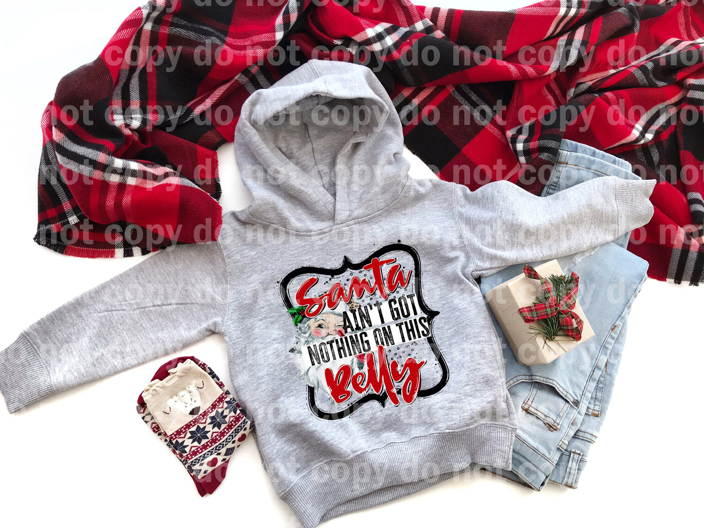 Santa Ain't Got Nothing On This Belly Dream Print or Sublimation Print