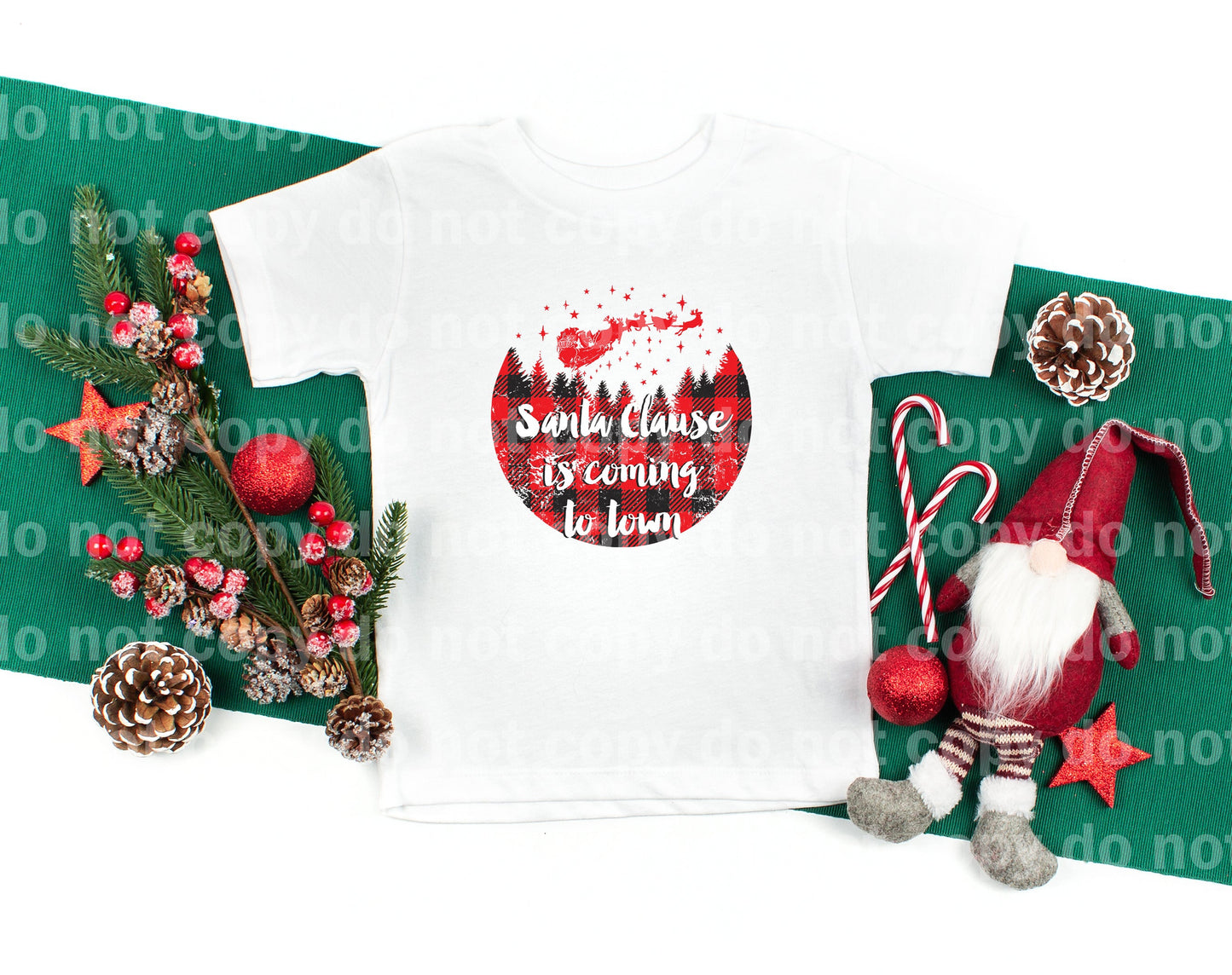 Santa Clause Is Coming To Town Dream Print or Sublimation Print