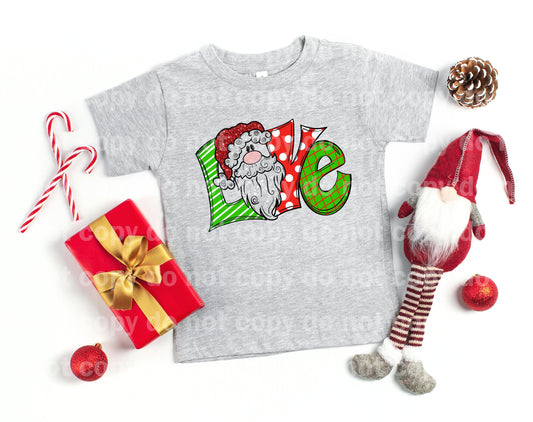 Santa Head Love Dream Print or Sublimation Print