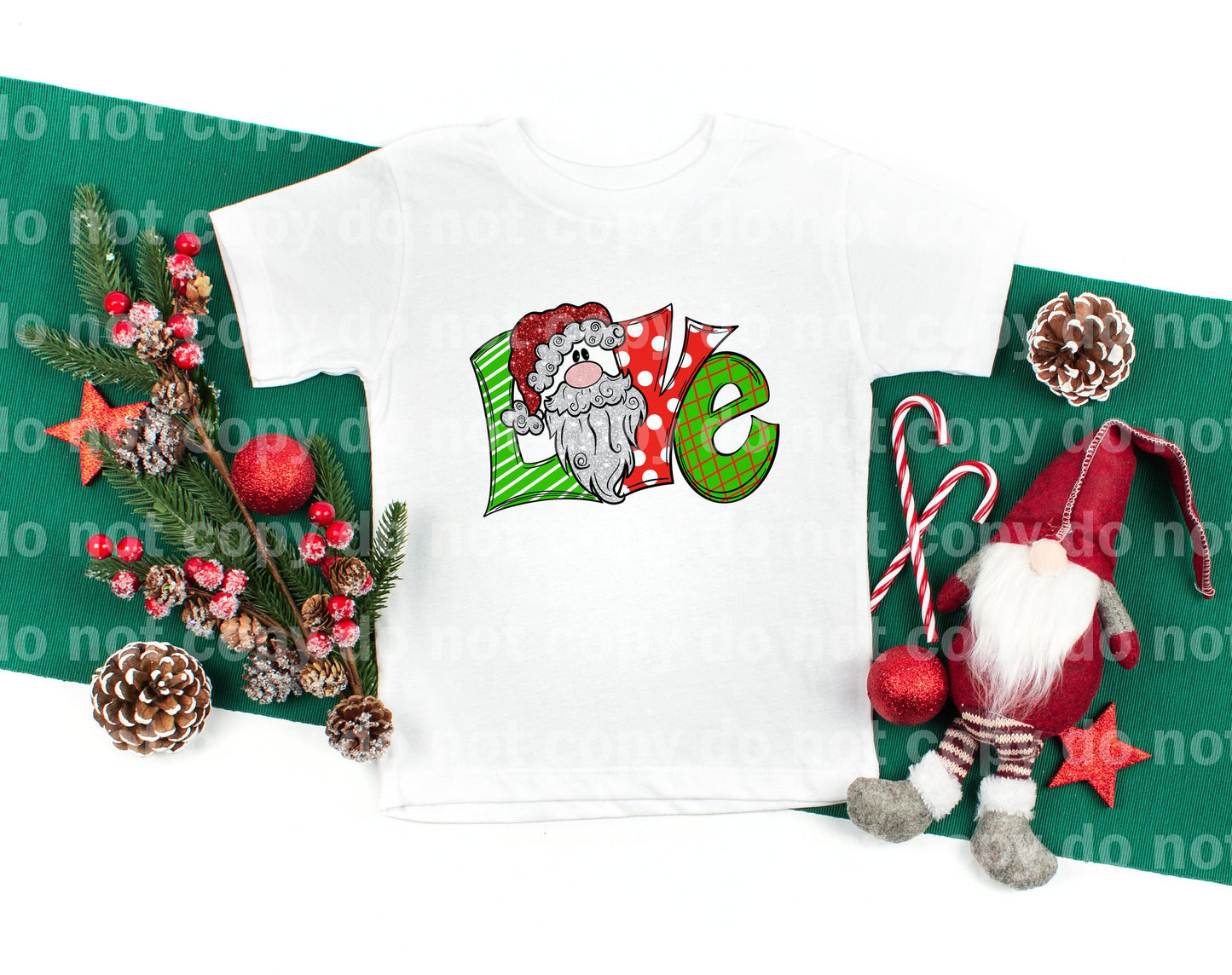 Santa Head Love Dream Print or Sublimation Print