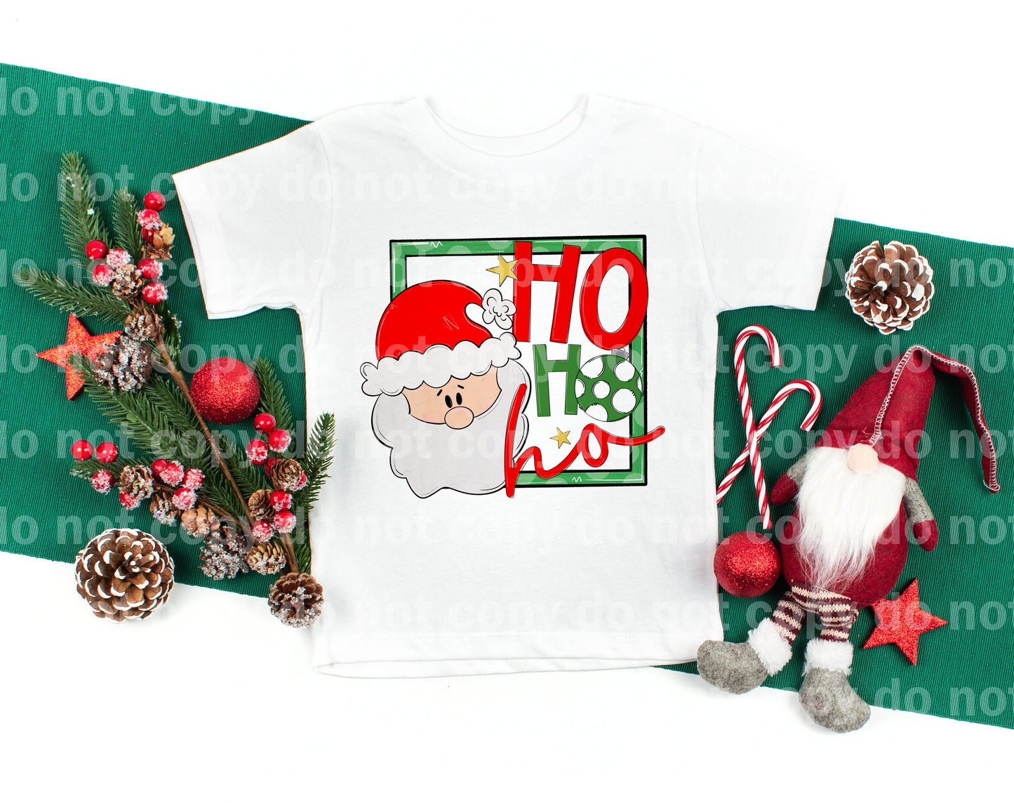 Santa Head Hohoho Dream Print or Sublimation Print