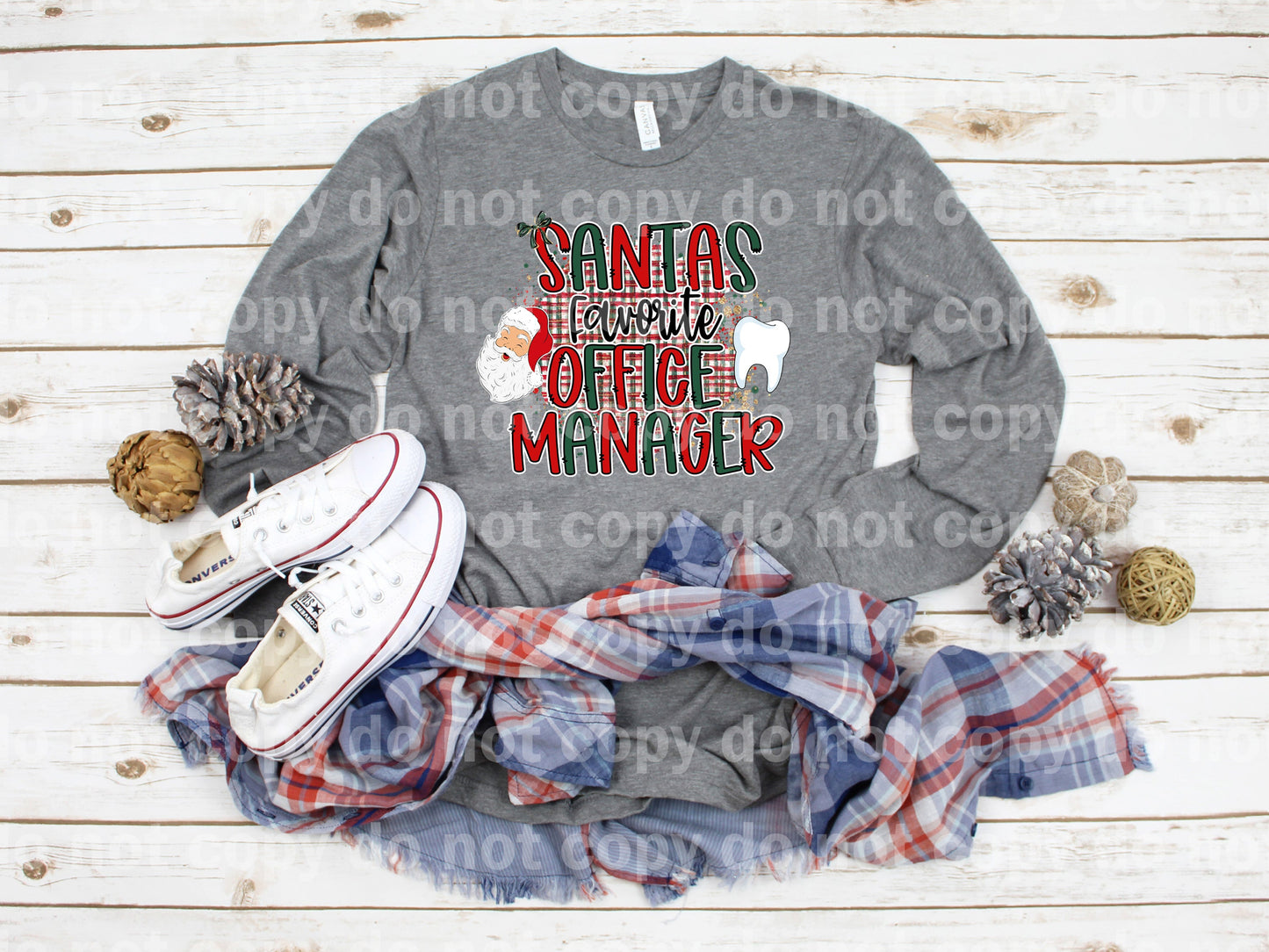Santa's Favorite Office Manager Dream Print or Sublimation Print