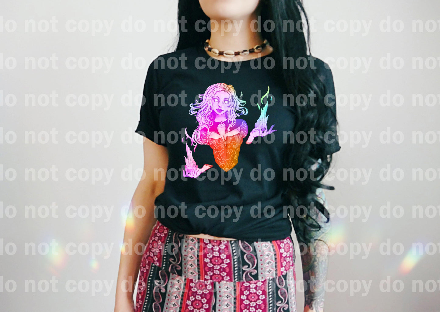 Sarah Witch Pastel or rainbow Color Style Dream Print or Sublimation Print