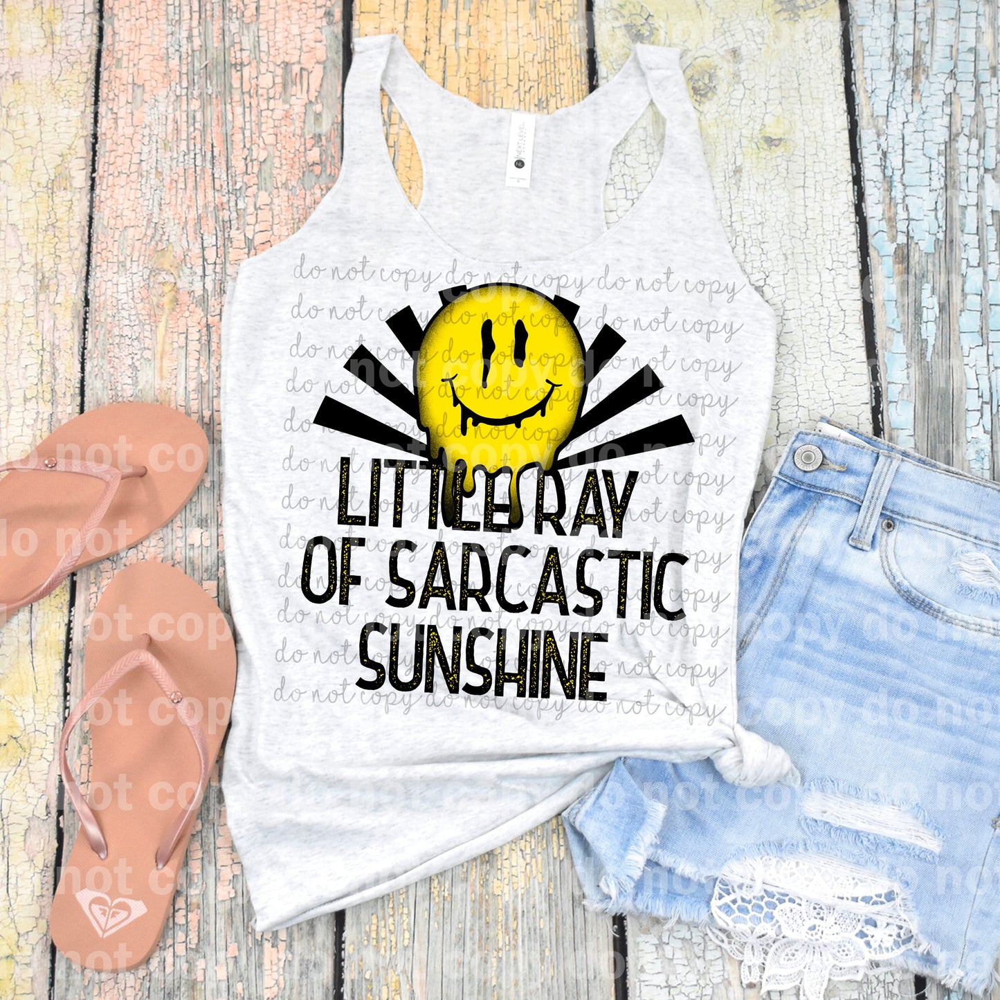 Little Ray Of Sarcastic Sunshine Full Color/One Color Dream Print or Sublimation Print