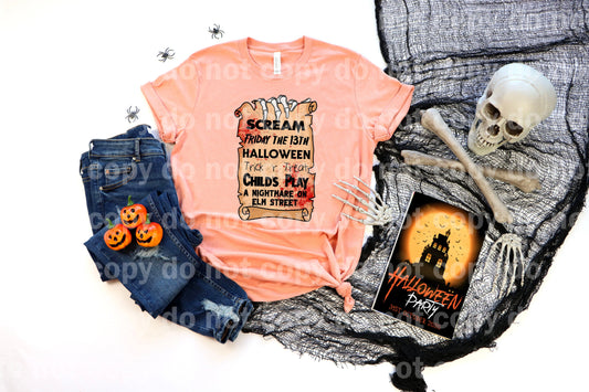 Scary Movie Full Color/One Color Dream Print or Sublimation Print