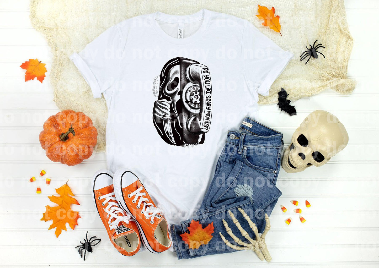Do You Like Scary Movies? Horror Ghost Phone Dream Print or Sublimation Print