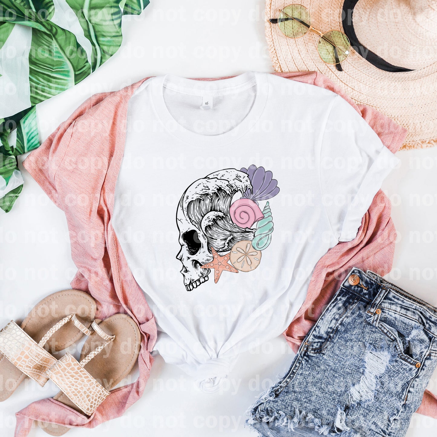 Seashell Skull Dream Print or Sublimation Print