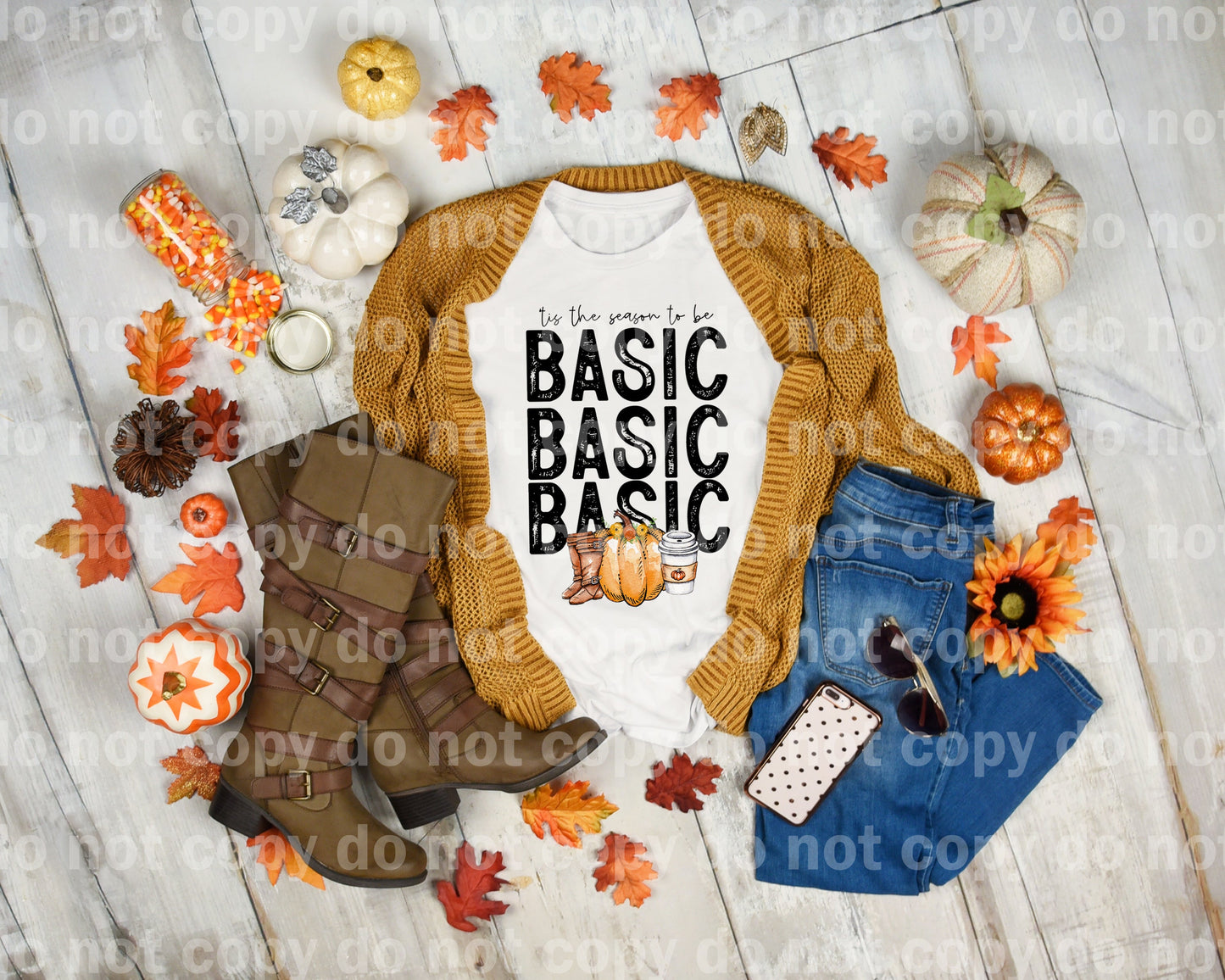 Tis The Season To Be Basic Pumpkin Spice Boots Dream Print or Sublimation Print