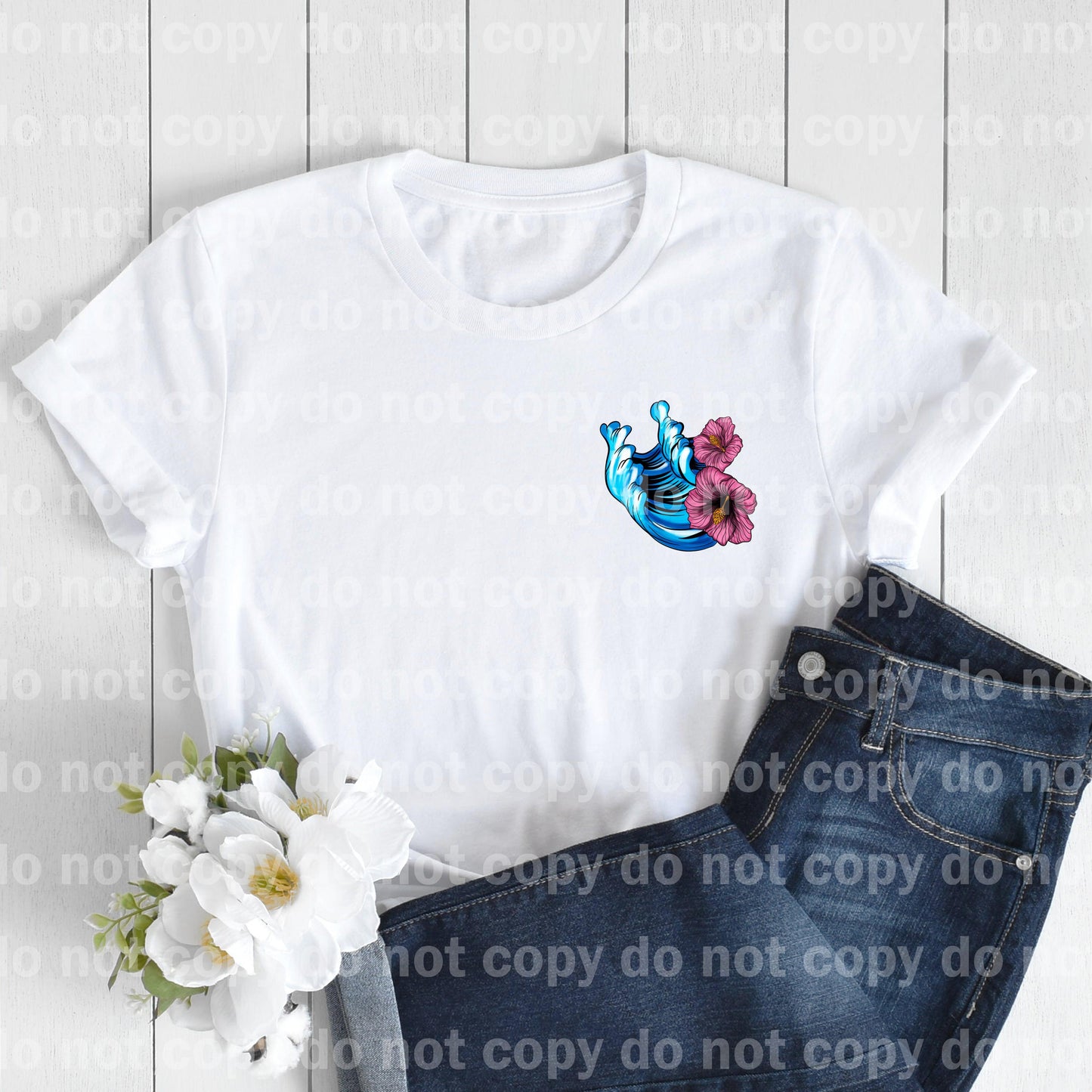 Sea Turtle Wave Full Color/One Color Set Dream Print or Sublimation Print