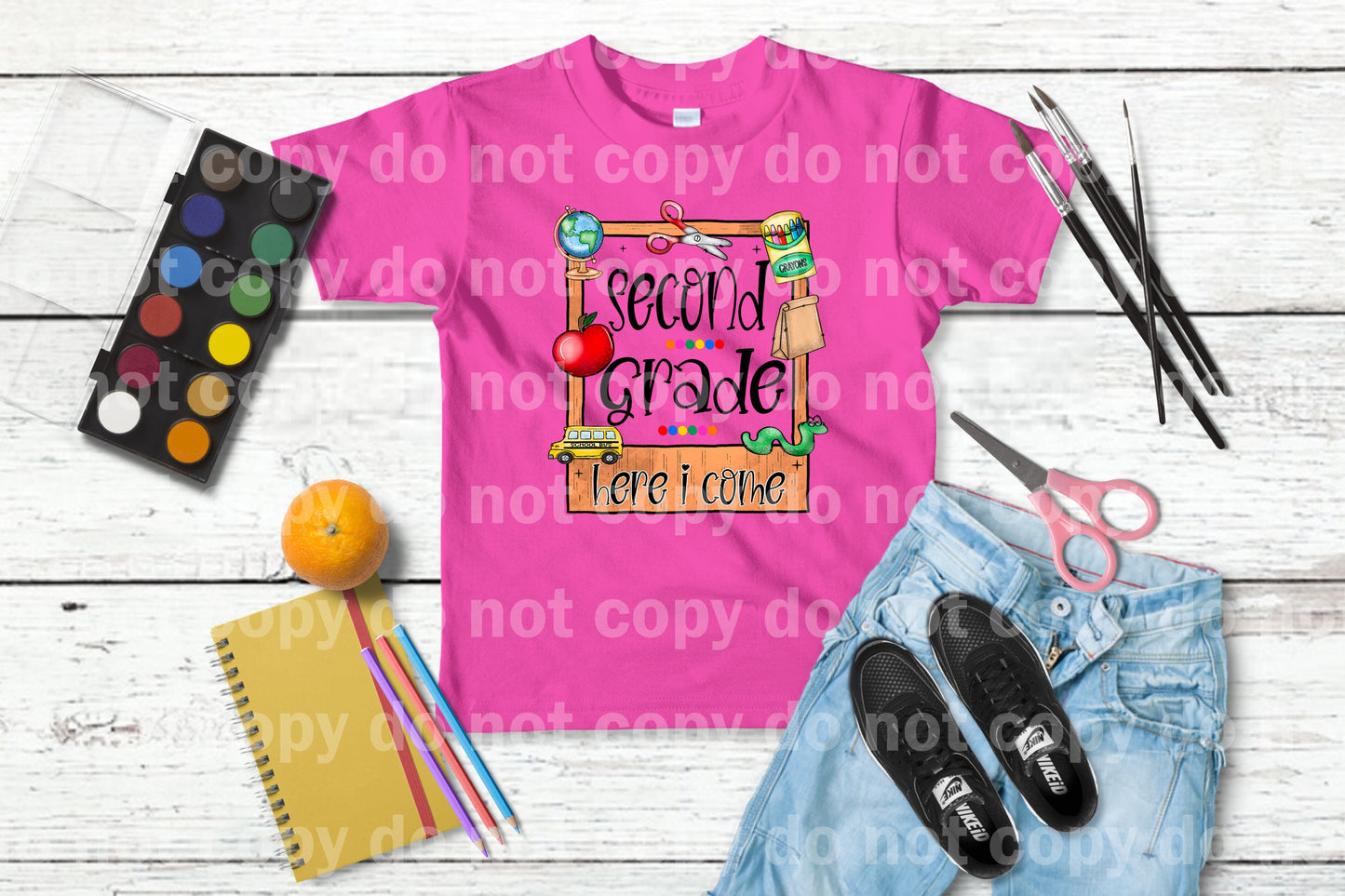 Second Grade Here I Come Dream Print or Sublimation Print