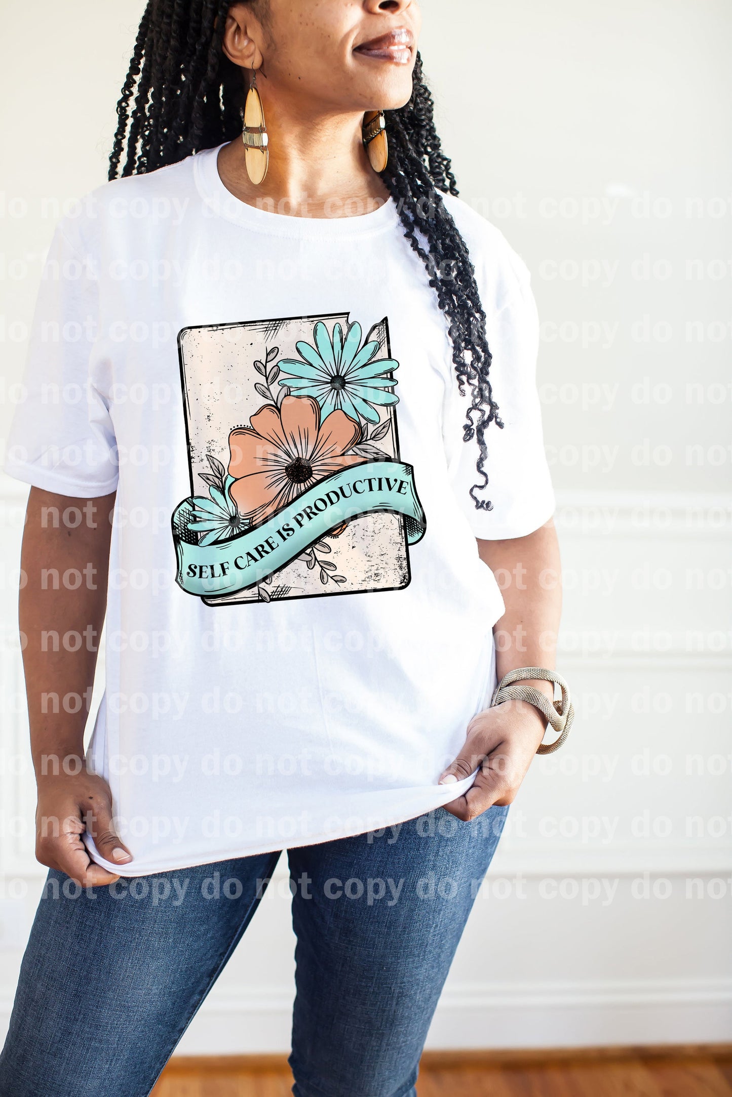 Self Care Is Productive Full Color/One Color Dream Print or Sublimation Print