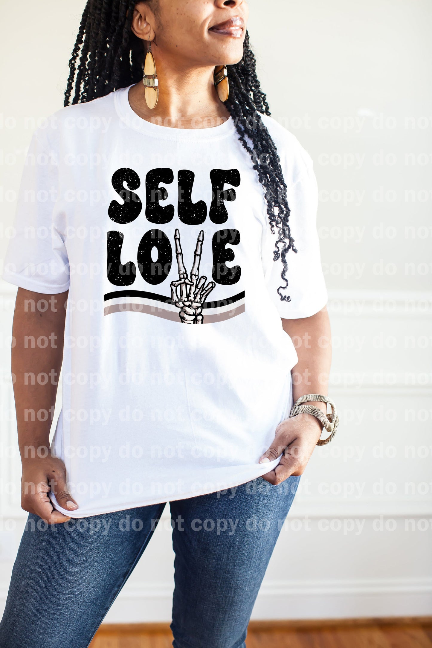 Self Love Peace Skellie Hand Dream Print or Sublimation Print