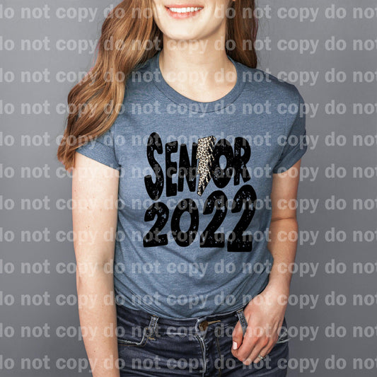 Senior 2022 Lightning Bolt Black/White Dream Print or Sublimation Print