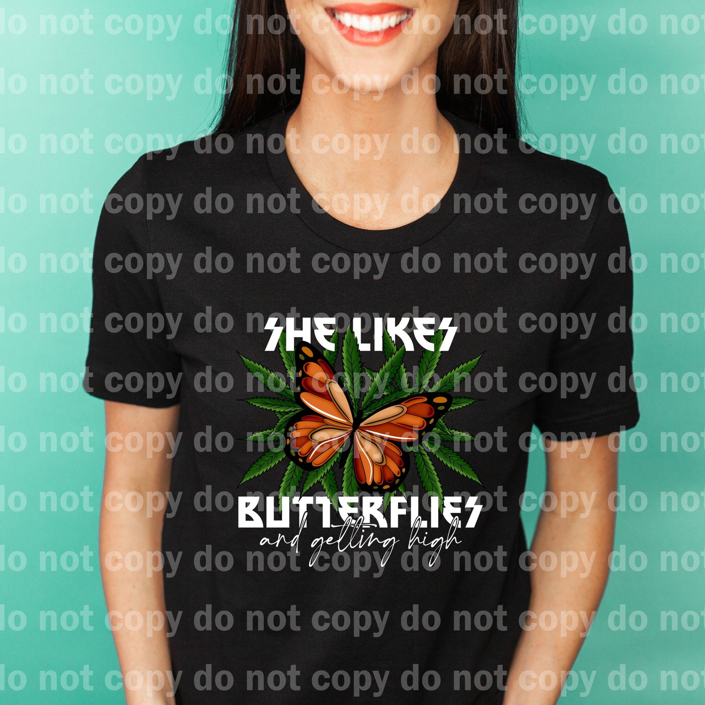 She Likes Butterflies And Getting High Dream Print