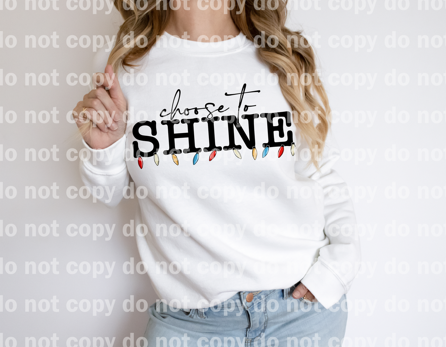 Choose To Shine Full Color/One Color Dream Print or Sublimation Print