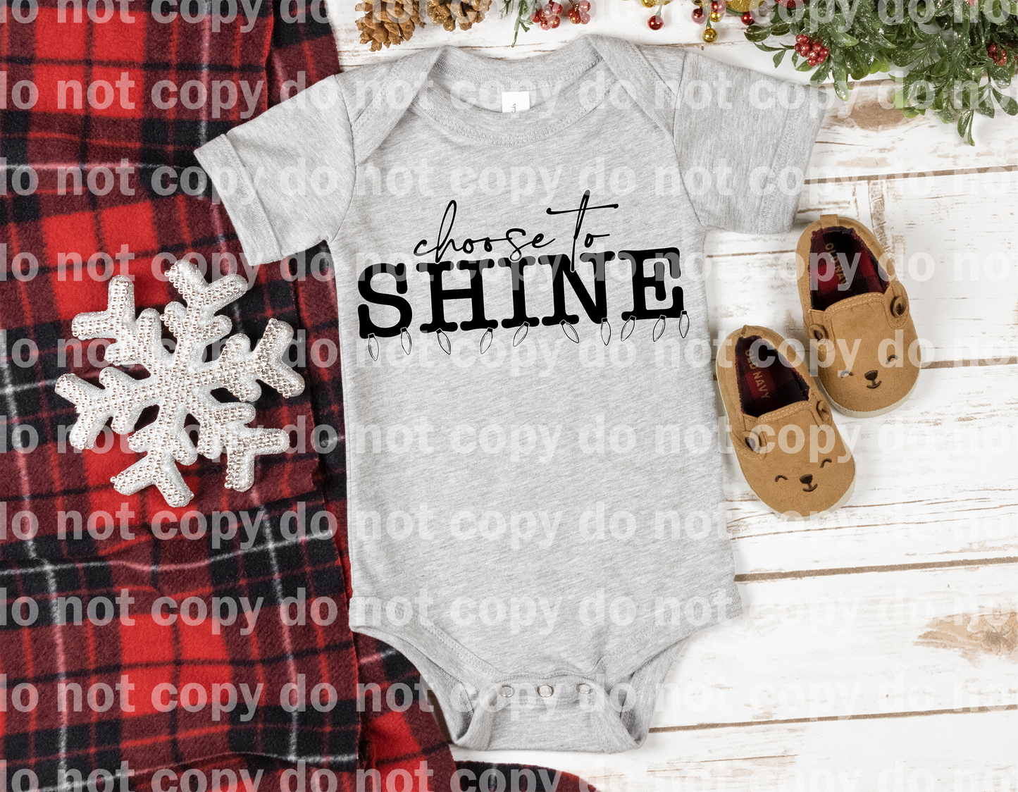 Choose To Shine Full Color/One Color Dream Print or Sublimation Print