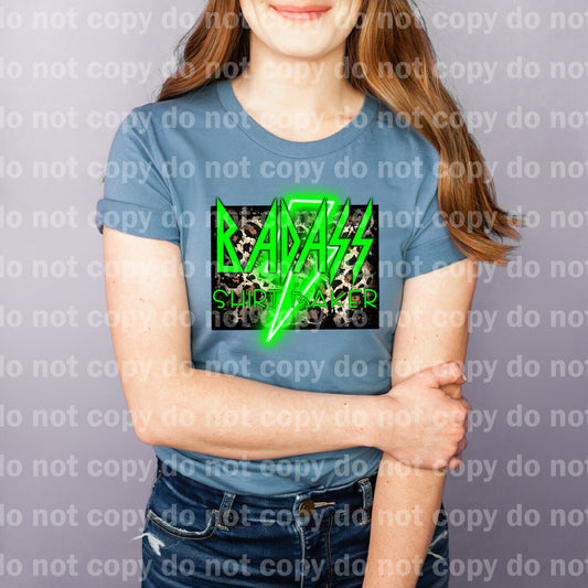 Badass Shirt Maker Neon Green Dream Print or Sublimation Print