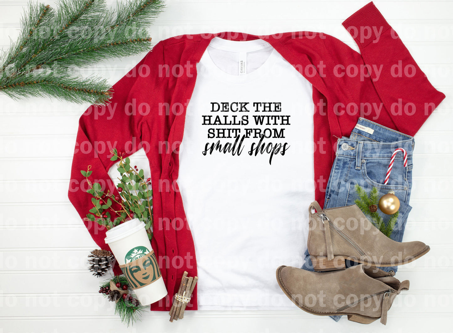 Deck The Halls With Shit From Small Shops Dream Print or Sublimation Print