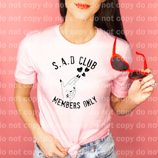 S.A.D Club Members Only Dream Print or Sublimation Print