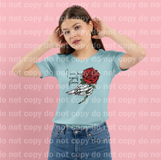 Skellie Hand Rose I Can Buy Myself Flowers Dream Print