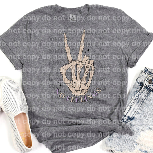 No Feelings Skellie Peace Dream Print or Sublimation Print