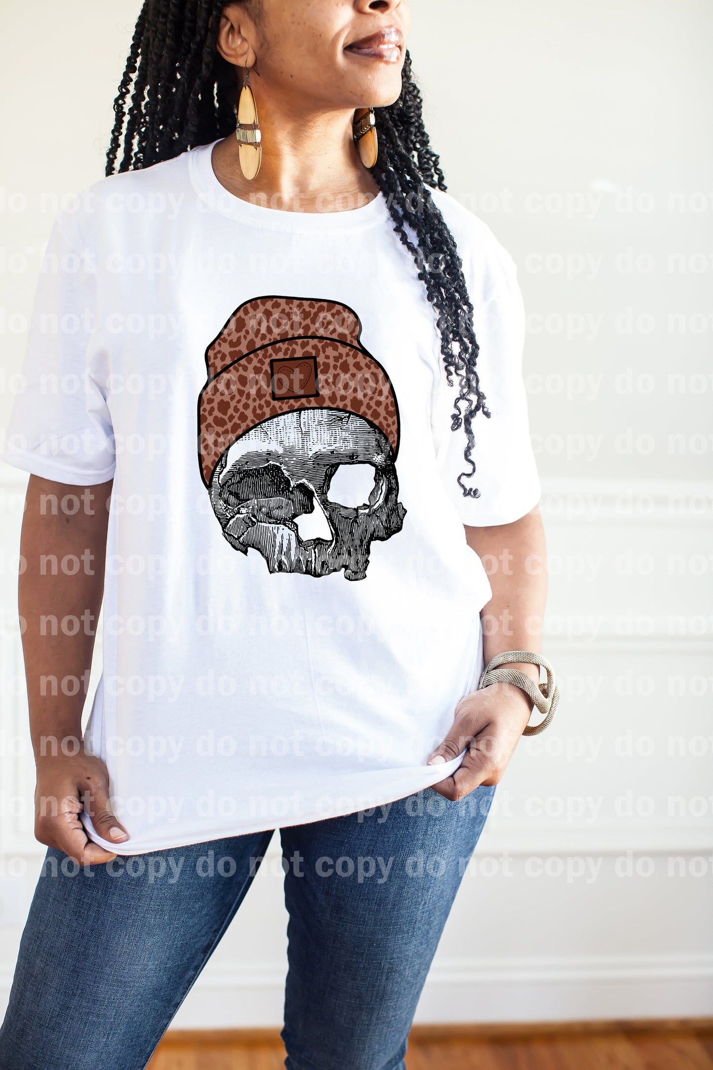 Skull Beanie Leopard Dream Print or Sublimation Print